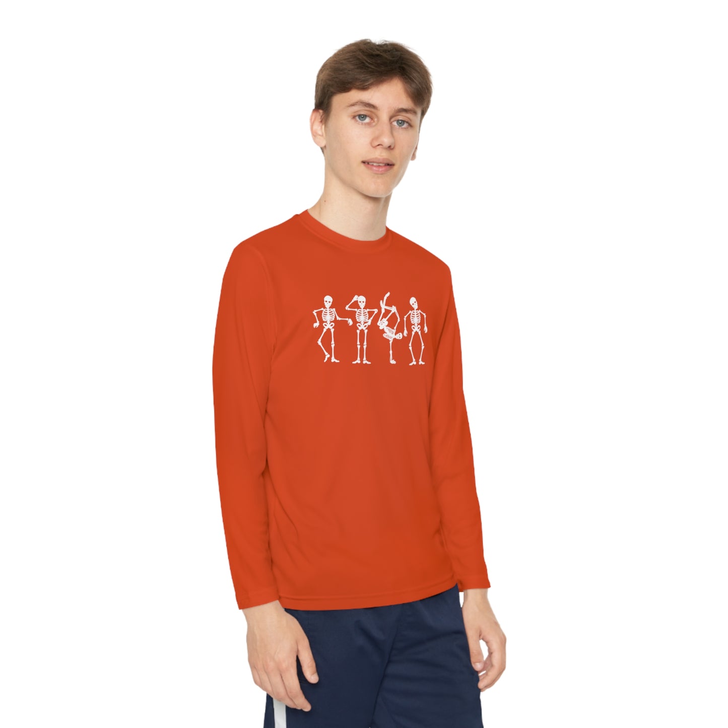 Youth Dancing Skelly Long Sleeve T-Shirt