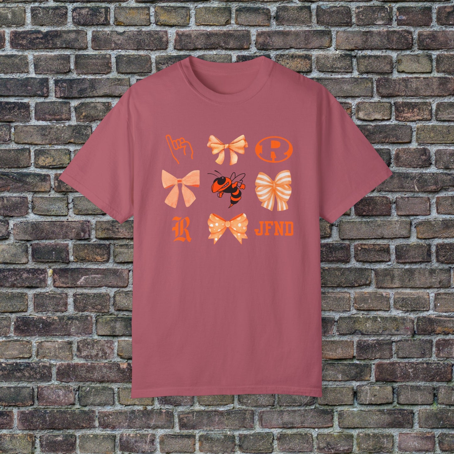 Rockwal Yellowjacket Bow Comfort Colors T
