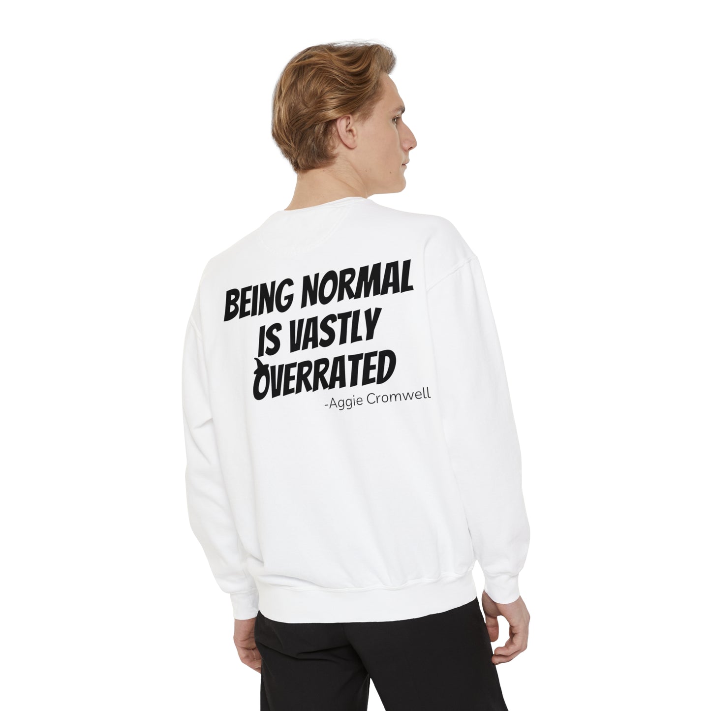 Skull Front, Vastly Overrated Back - Comfort Colors Pullover - Multi Color Options