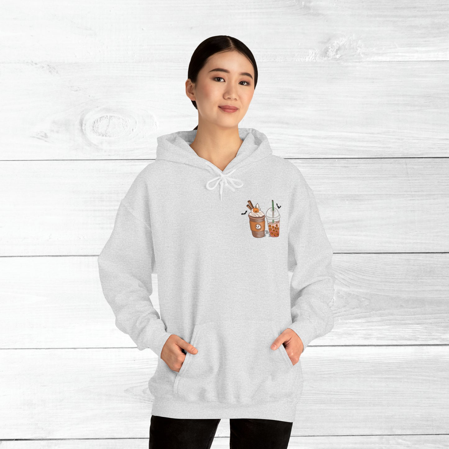 Halloween Coffee Hoodie - Hocus Pocus I need Coffee to Focus Back