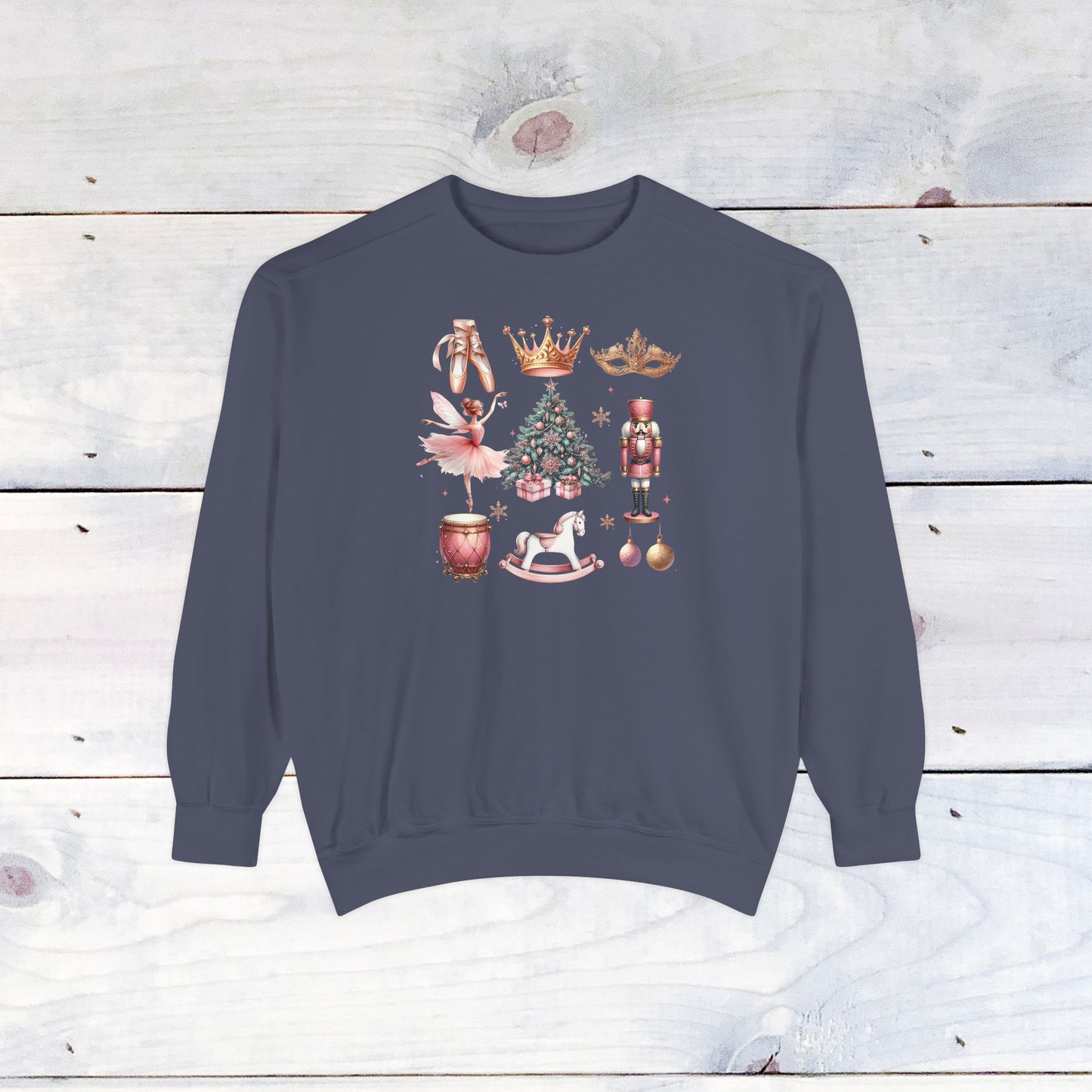 The Nutcracker Grid Comfort Colors Sweater
