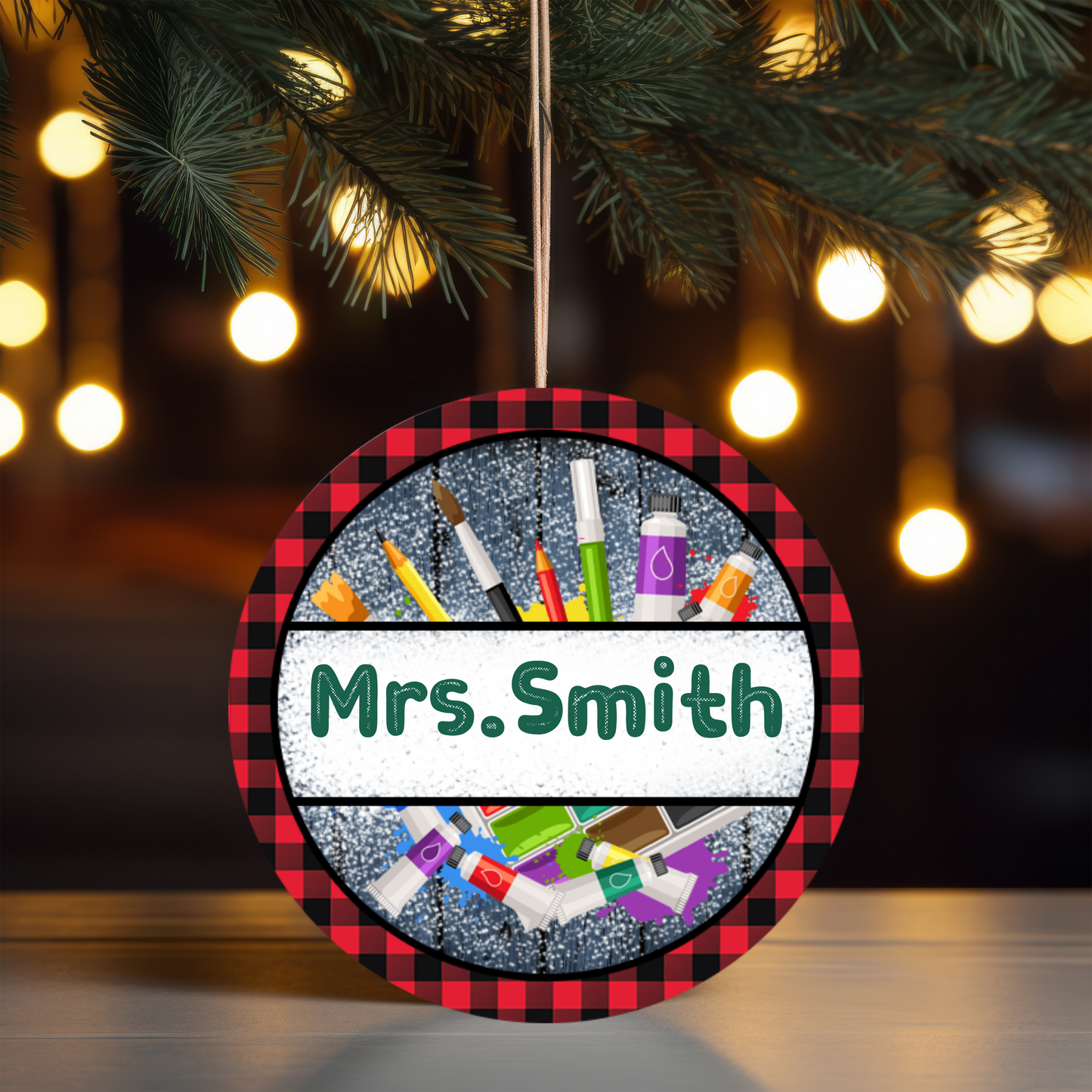 Teacher Ornament, Ceramic
