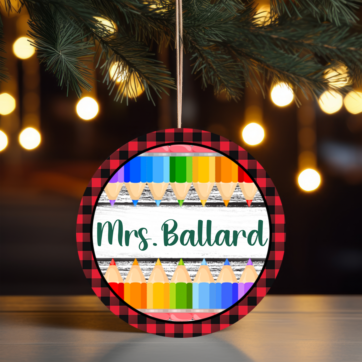 Teacher Ornament, Ceramic