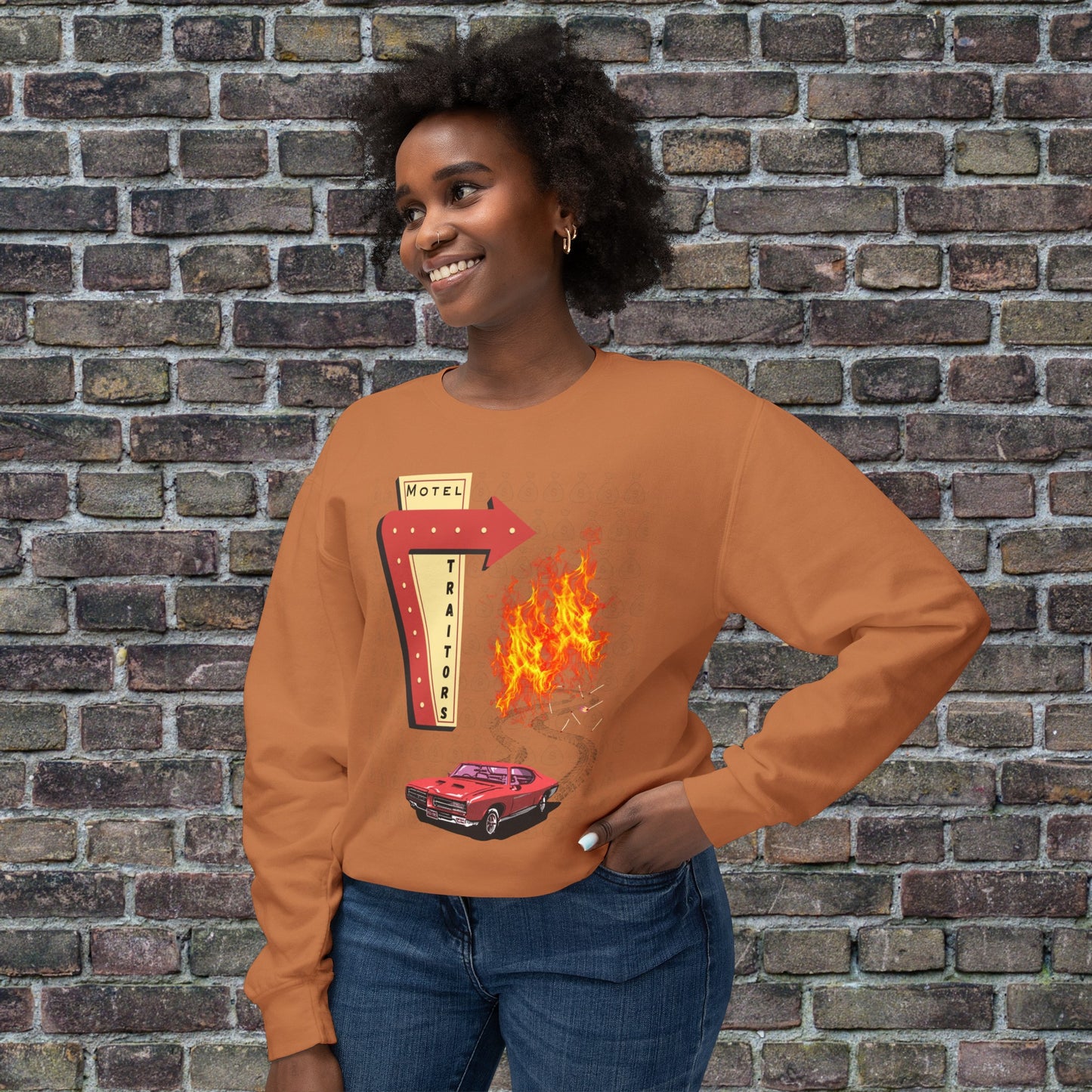 Motel Traitors, Getaway Car - Comfort Colors Sweater