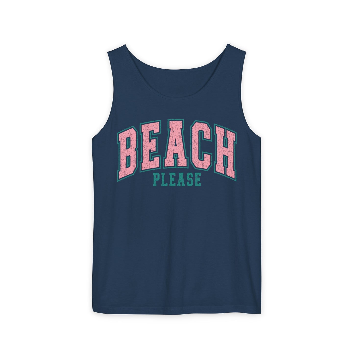 Beach Please Tank - Comfort Colors