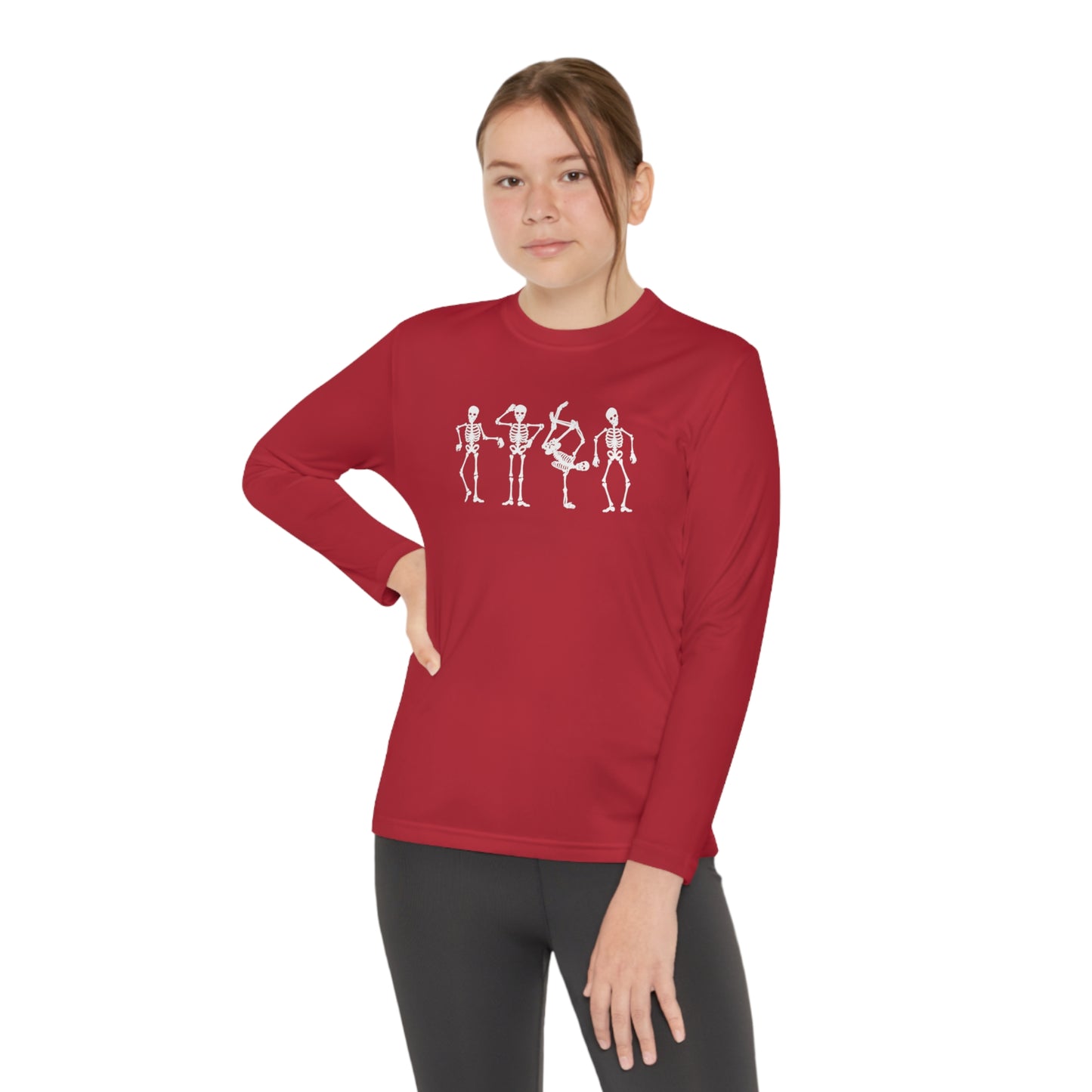Youth Dancing Skelly Long Sleeve T-Shirt