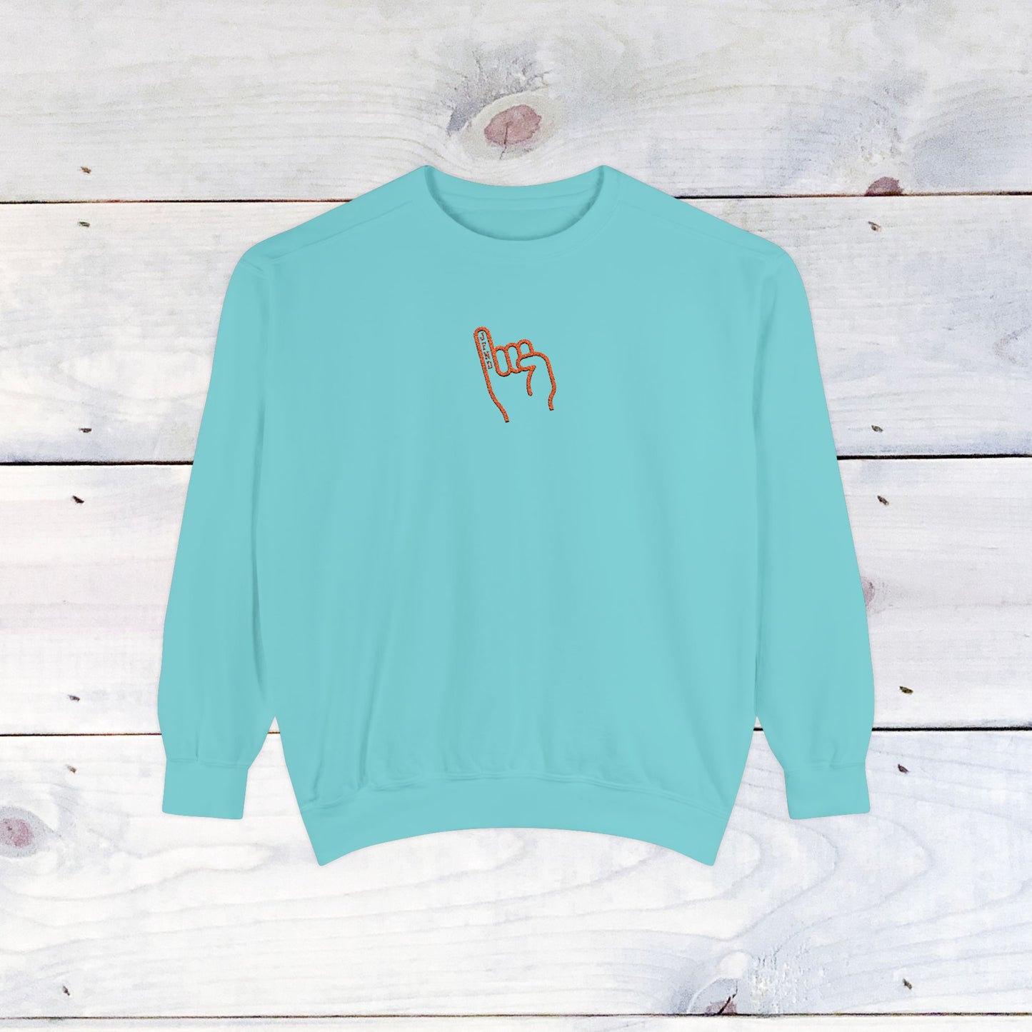 JFND Stingers Up Embroidery Unisex Comfort Colors Sweater