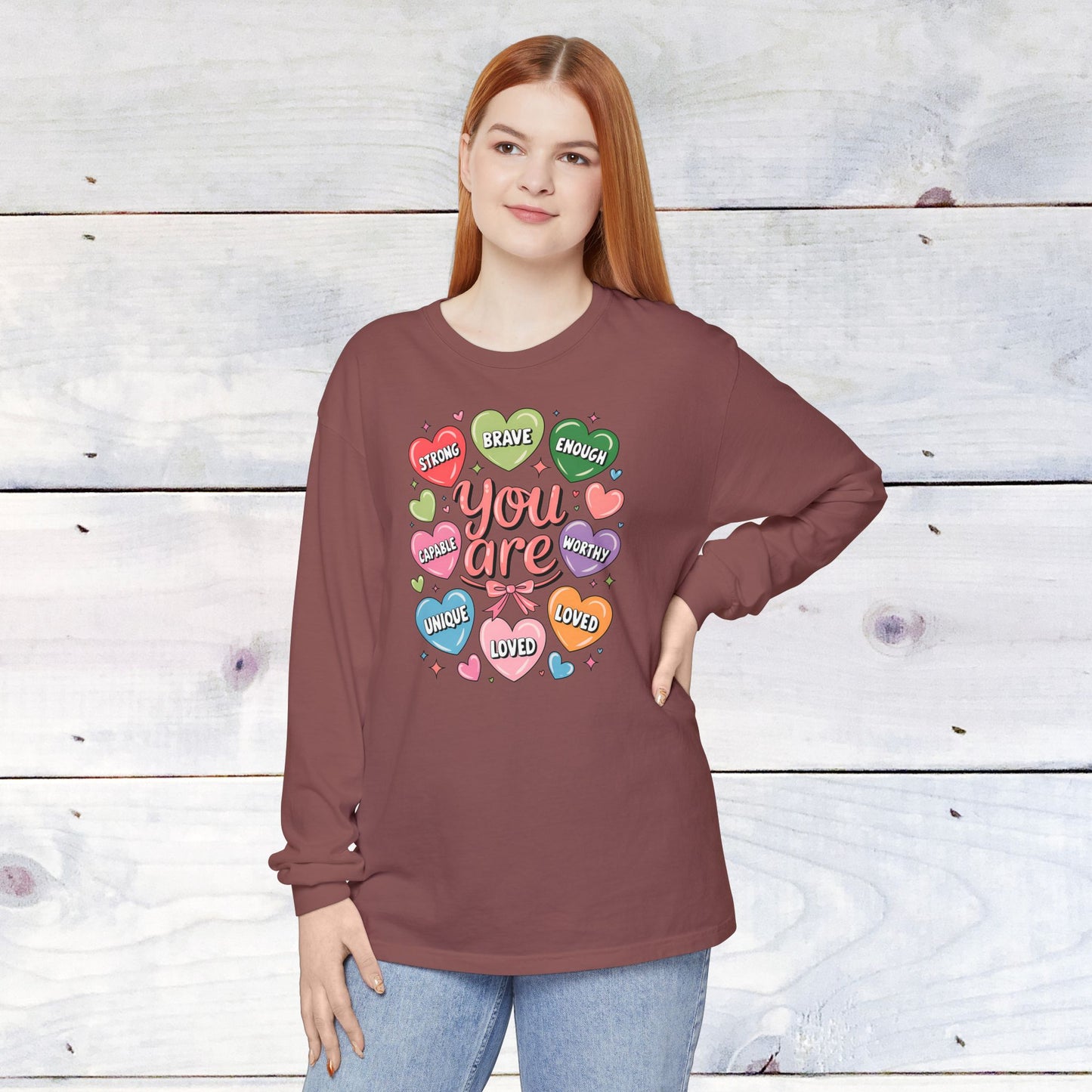 You are Loved Comfort Colors Long Sleeve T-Shirt