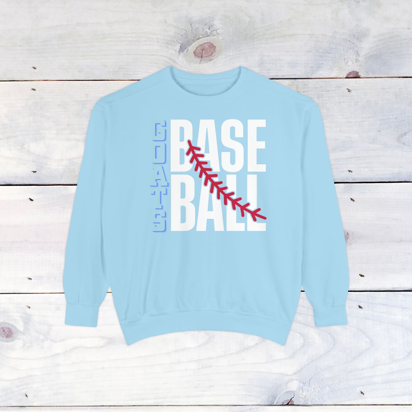 Goats Baseball Comfort Color Sweatshirt