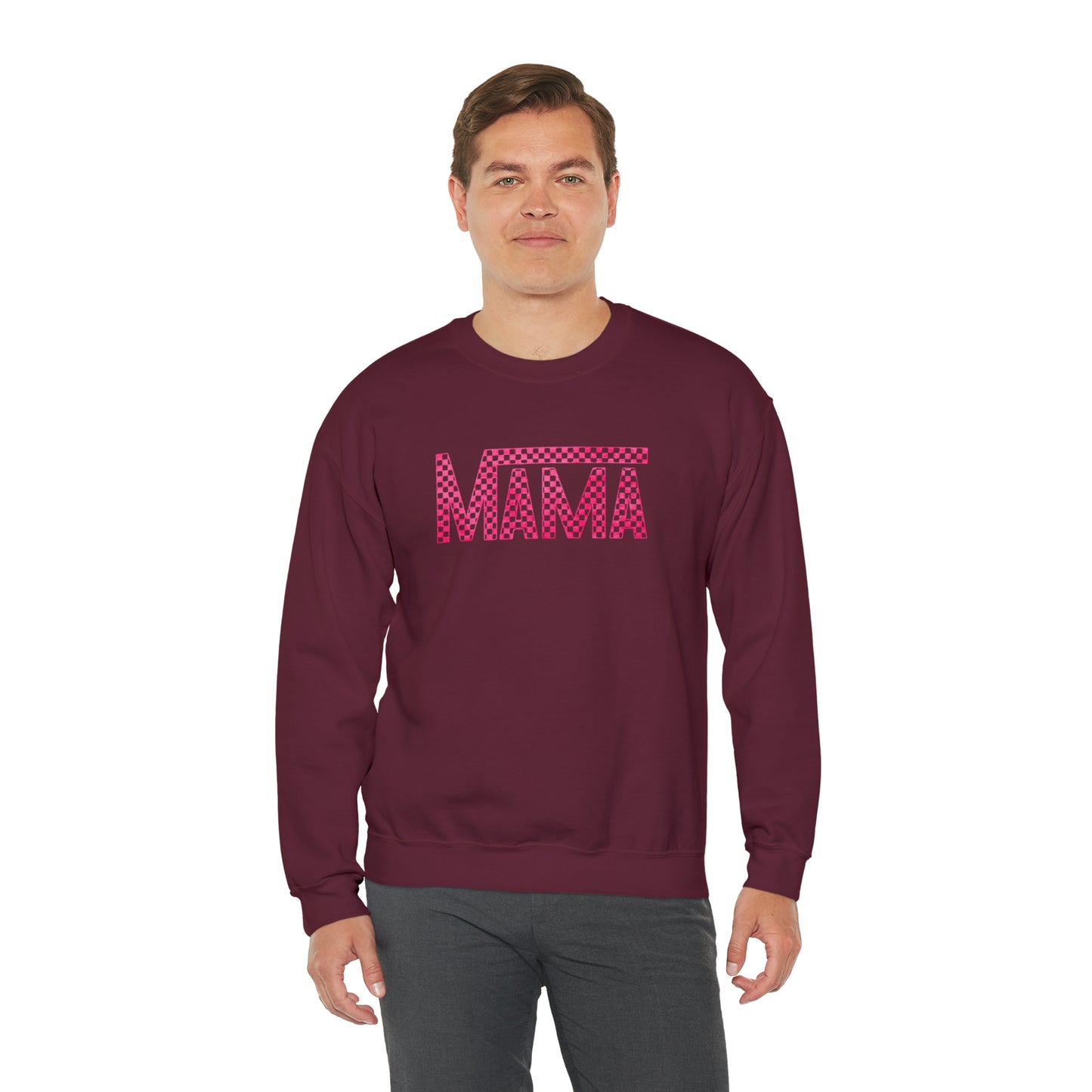 Pink Mama Checkered Sweater