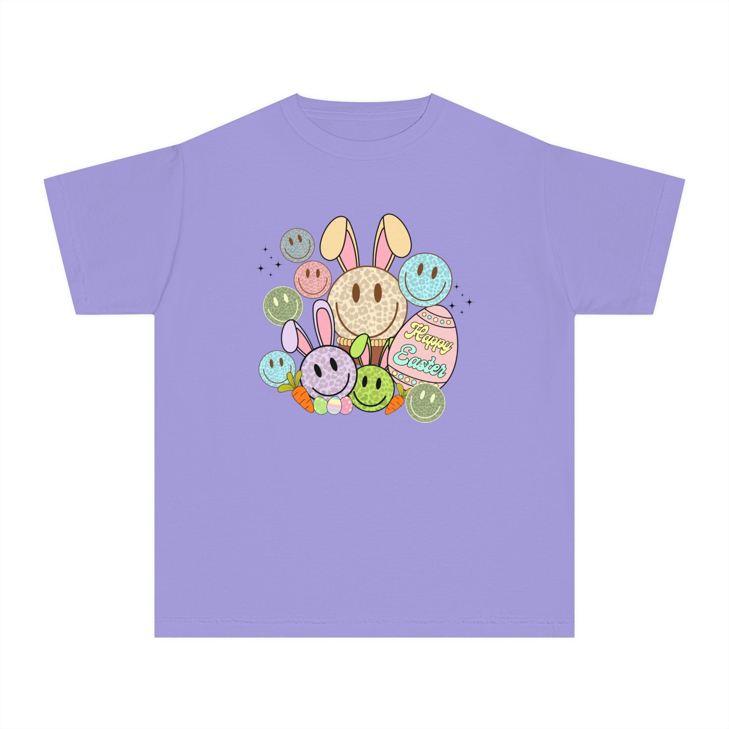 Funky Easter Youth Comfort Colors Tee