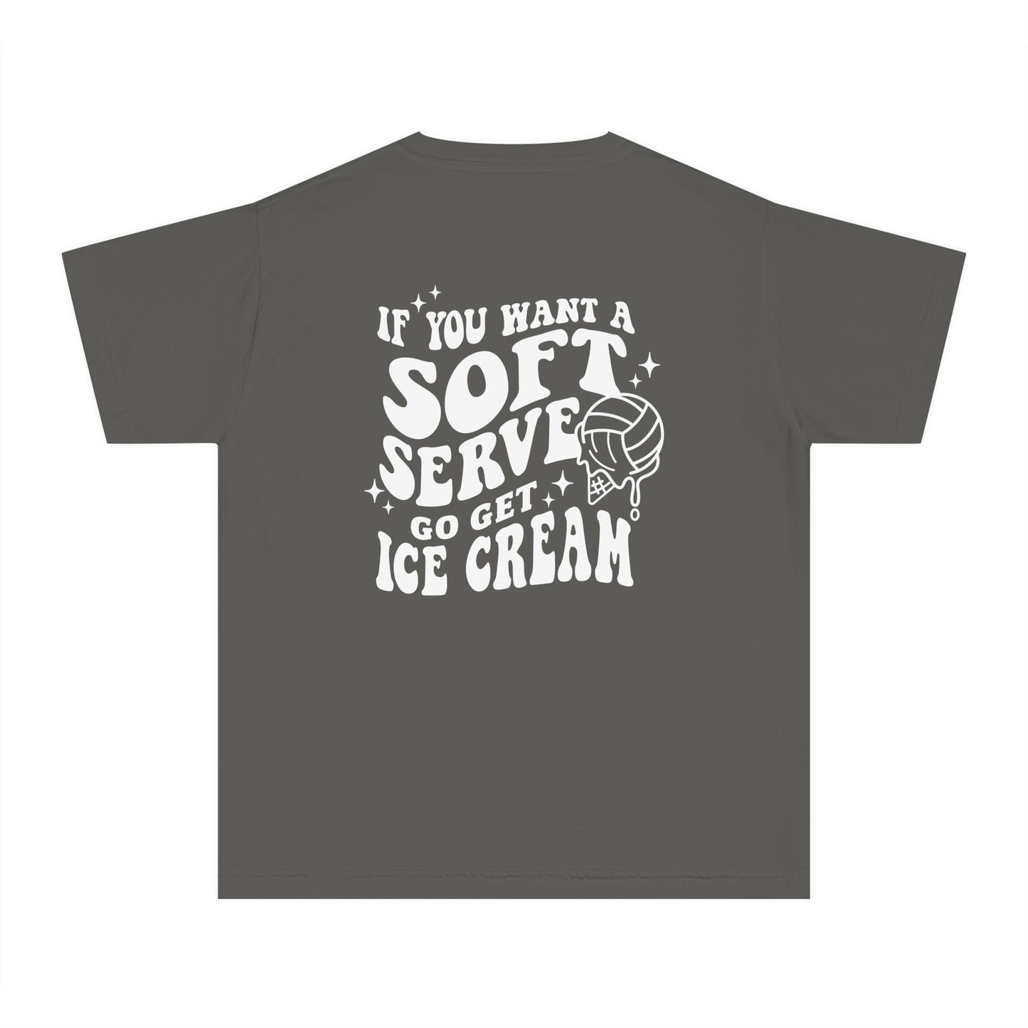 Fun Youth Volleyball Comfort Colors Tee