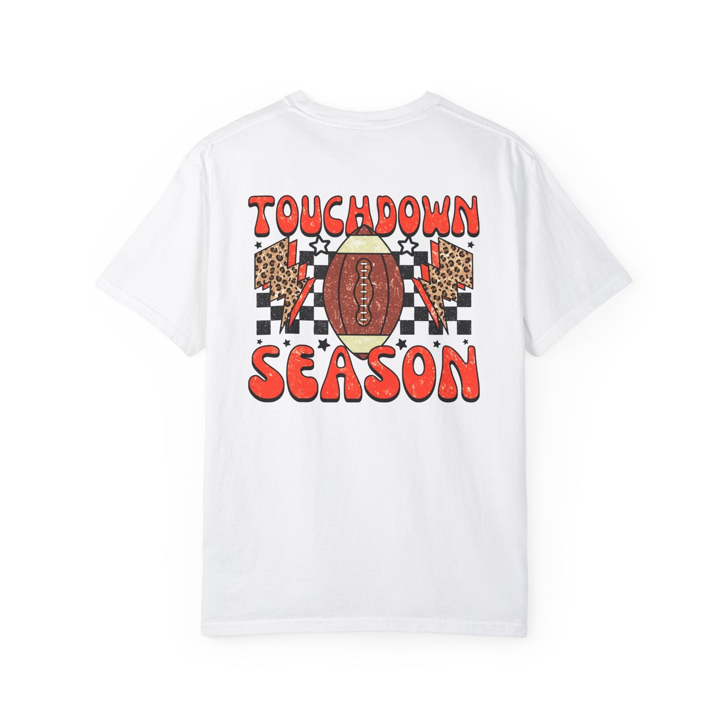 Comfort Colors - Rockin Rockwall Front, Touchdown Season Fun Back