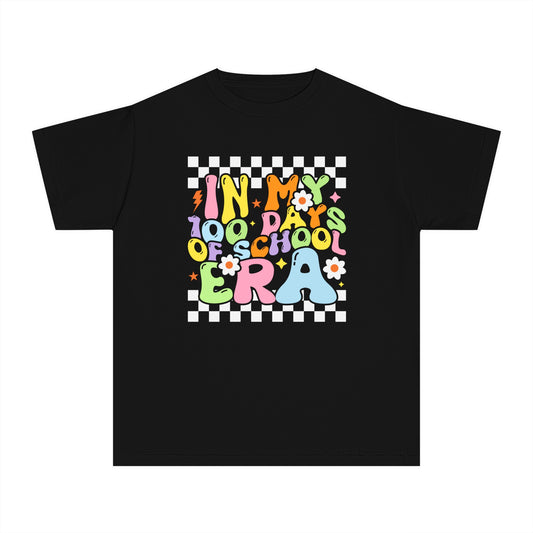 Youth Checkered 100 days Era Comfort Colors Tee