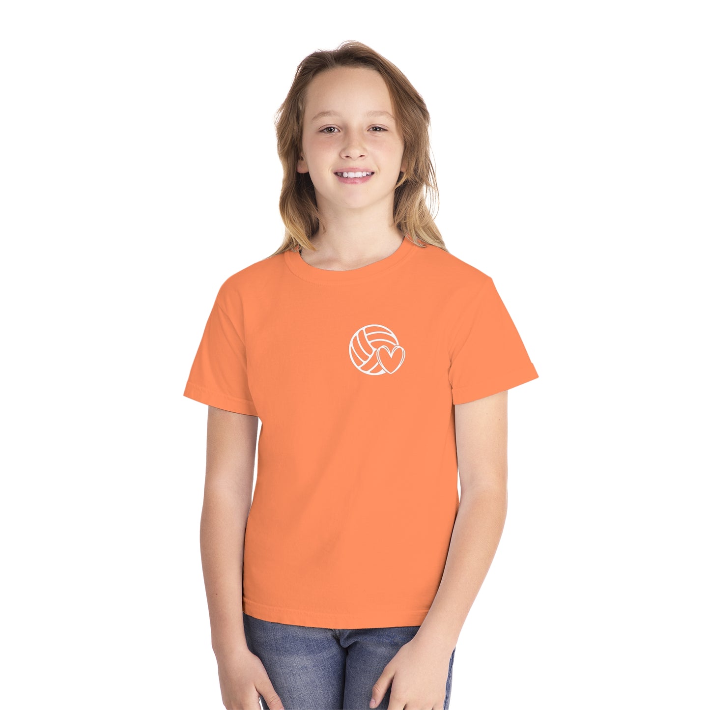 Fun Youth Volleyball Comfort Colors Tee