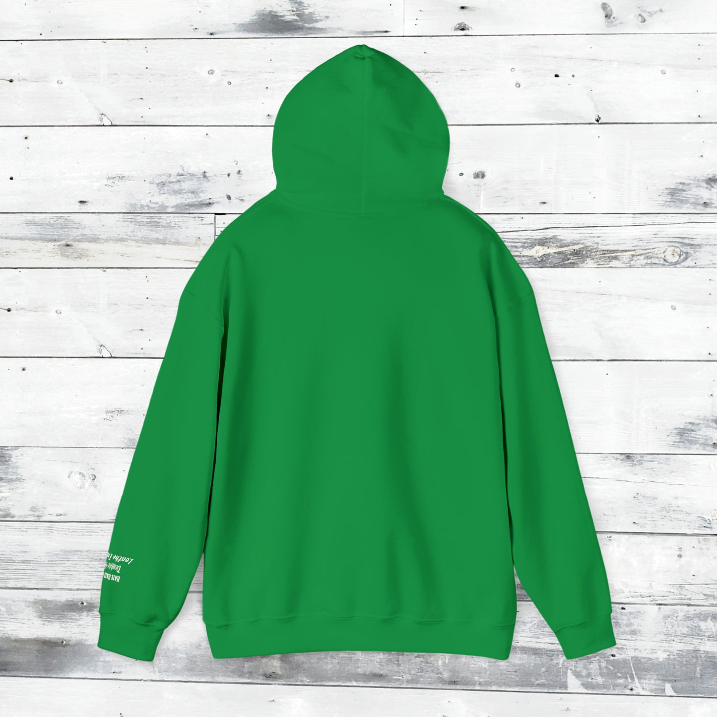 GRINCH HOODIE - LOATHE ENTIRELY QUOTE LEFT CUFF