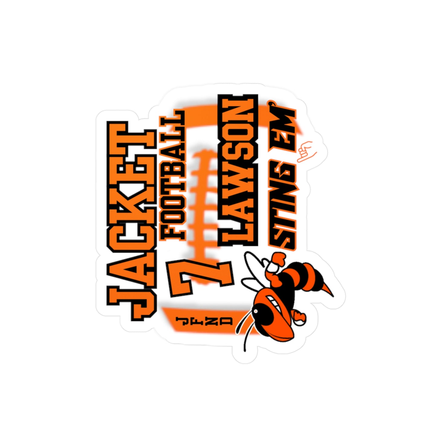 Custom Jackets Vinyl Sticker
