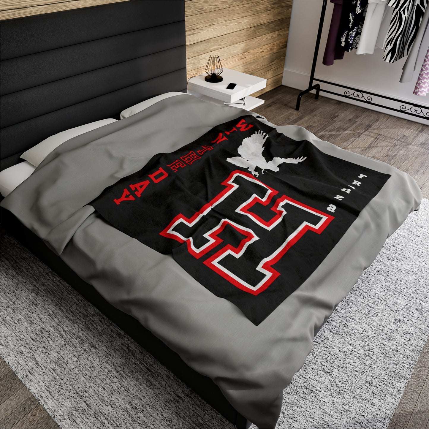 Custom Heath Hawks Blanket