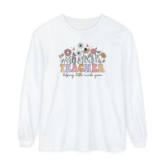 Teacher Long Sleeve Comfort Colors T-Shirt