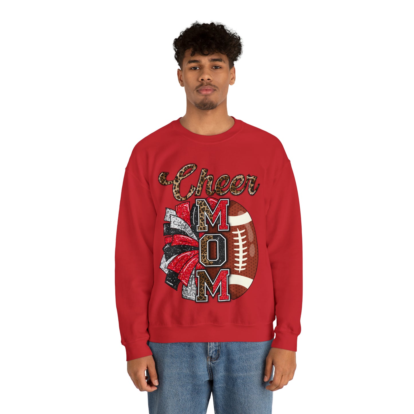 Cheer Mom Glitz Front Sweater