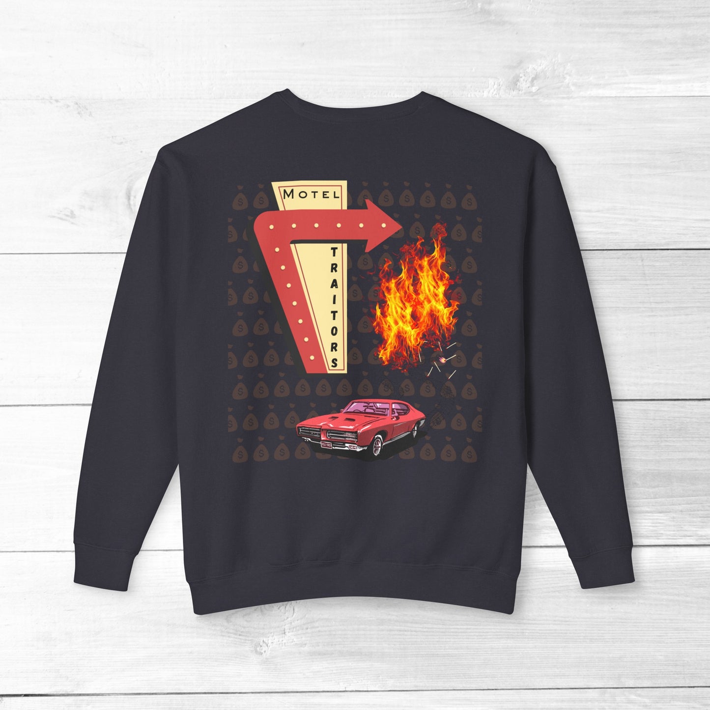 Motel Traitors, Getaway Car - Comfort Colors Sweater