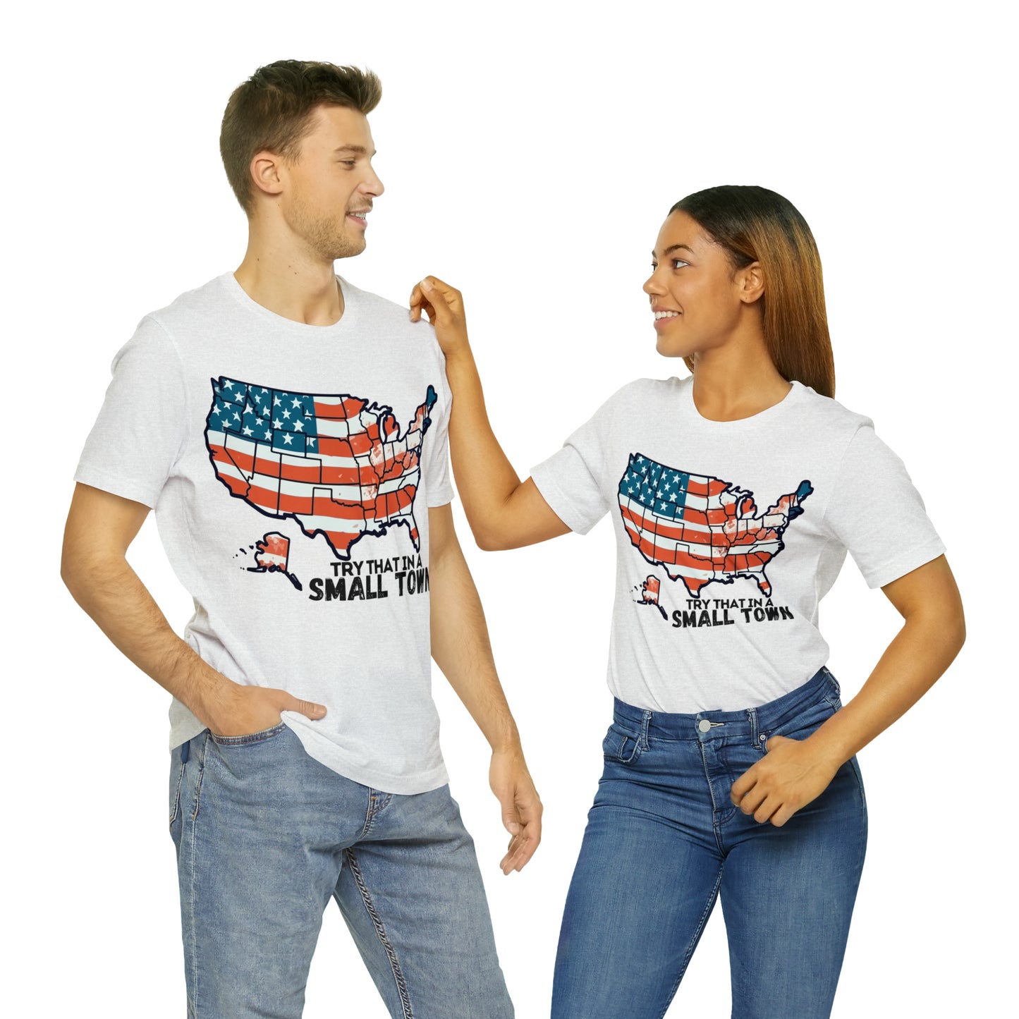 Try That in a Small Town - America Front Graphic - Aldean - Unisex Classic T-Shirt
