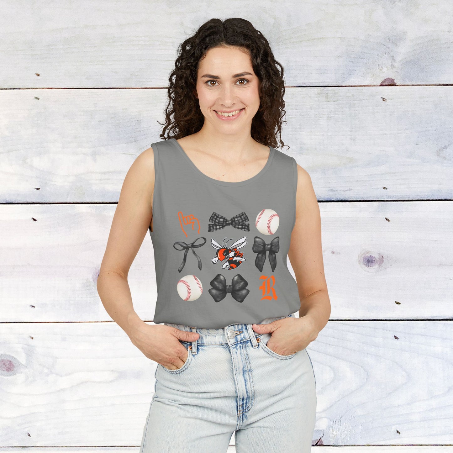 Jacket Baseball Grid Comfort Colors Tank Top