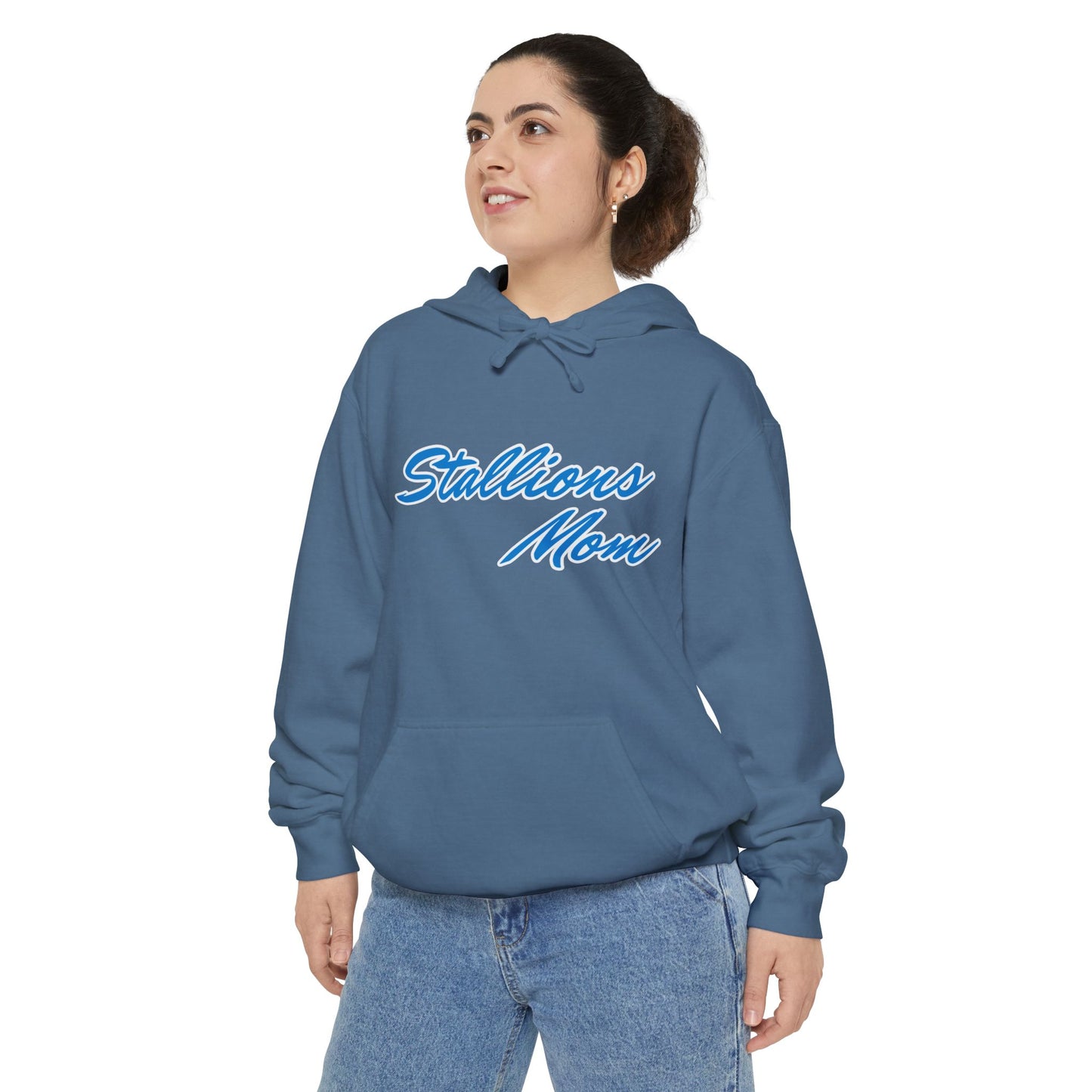 Custom Stallions Mom #7 Florez Comfort Colors Hoodie