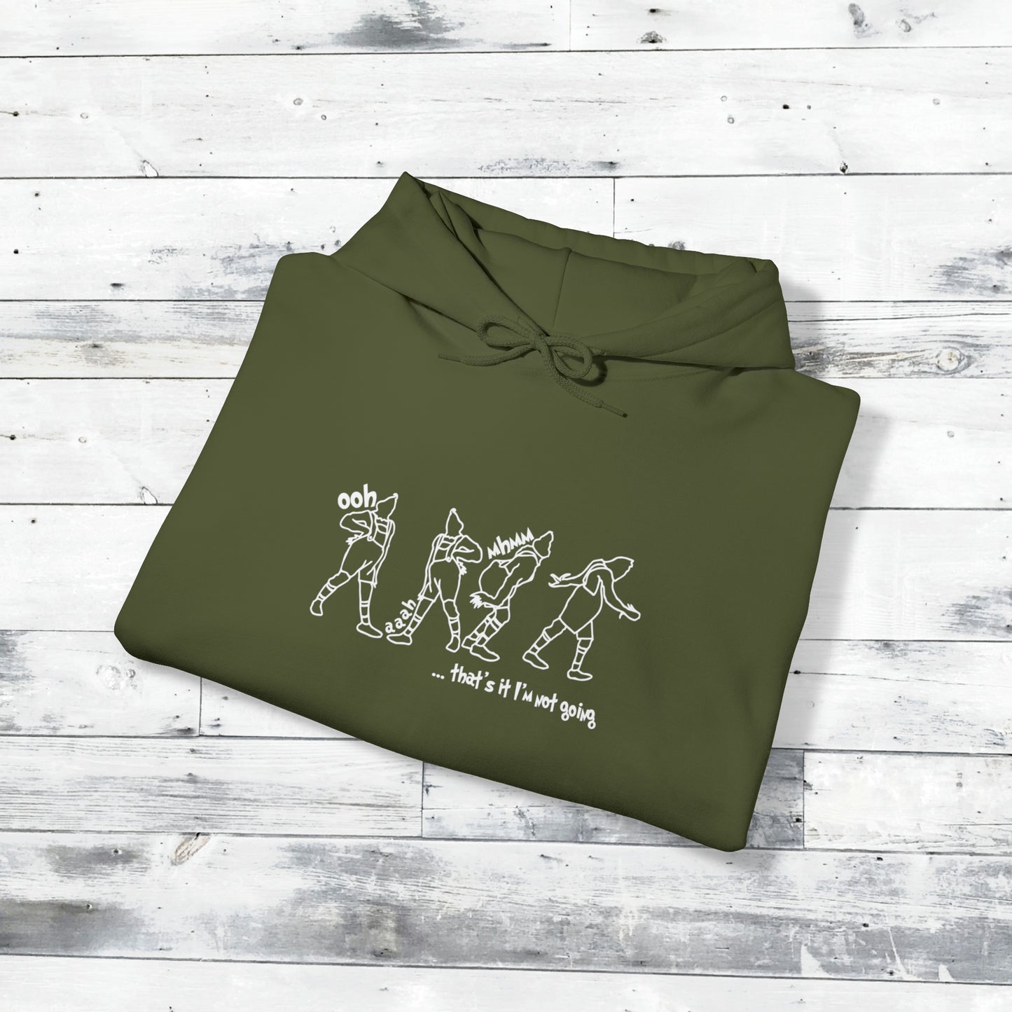 GRINCH HOODIE - LOATHE ENTIRELY QUOTE LEFT CUFF