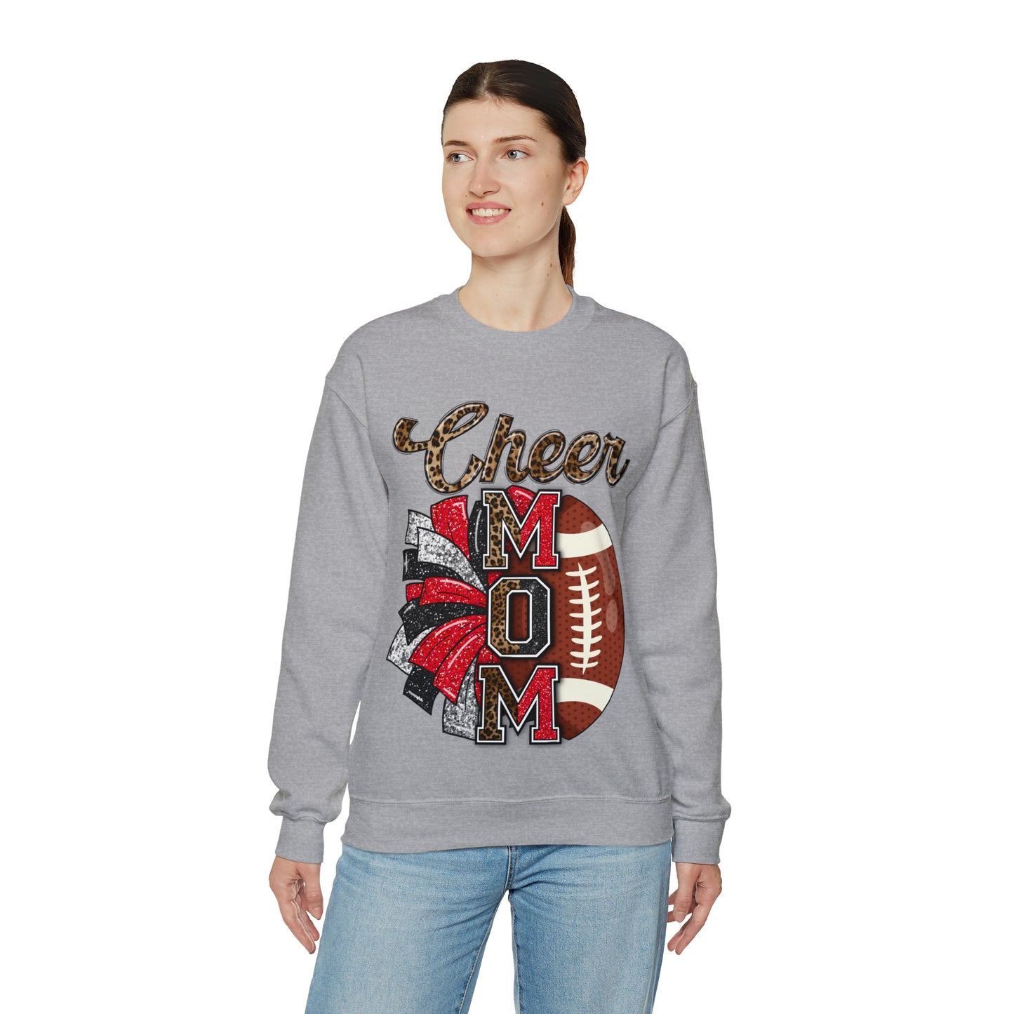 Cheer Mom Glitz Front Sweater