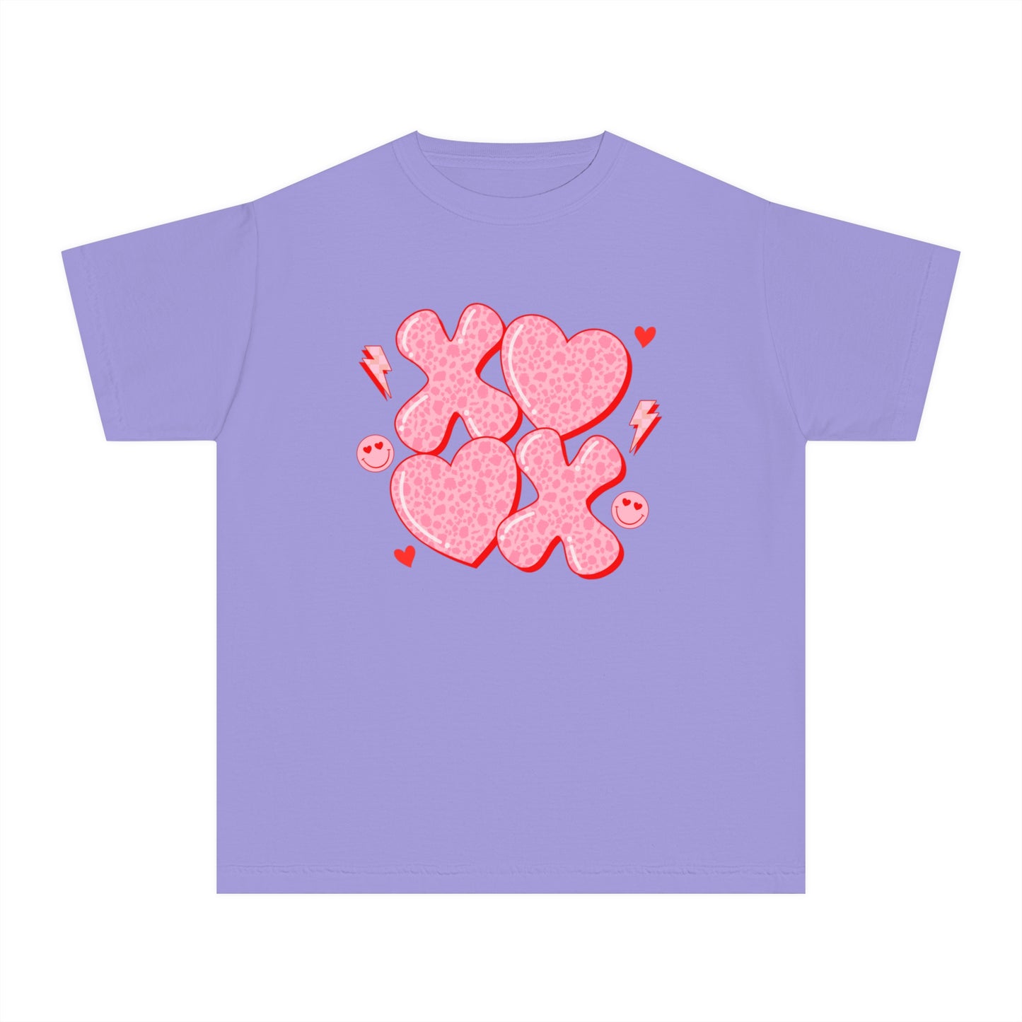 XOXO Cheetah Youth Comfort Colors Tee