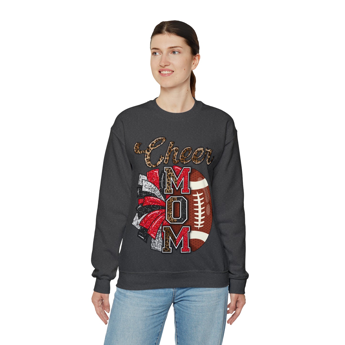Cheer Mom Glitz Front Sweater