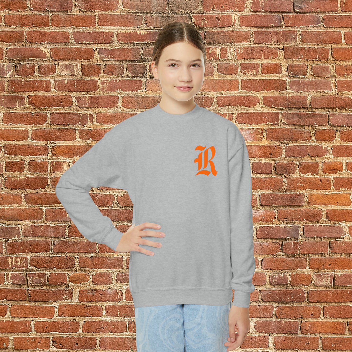 Youth Old School R Front - Fighting Jacket Back Sweater