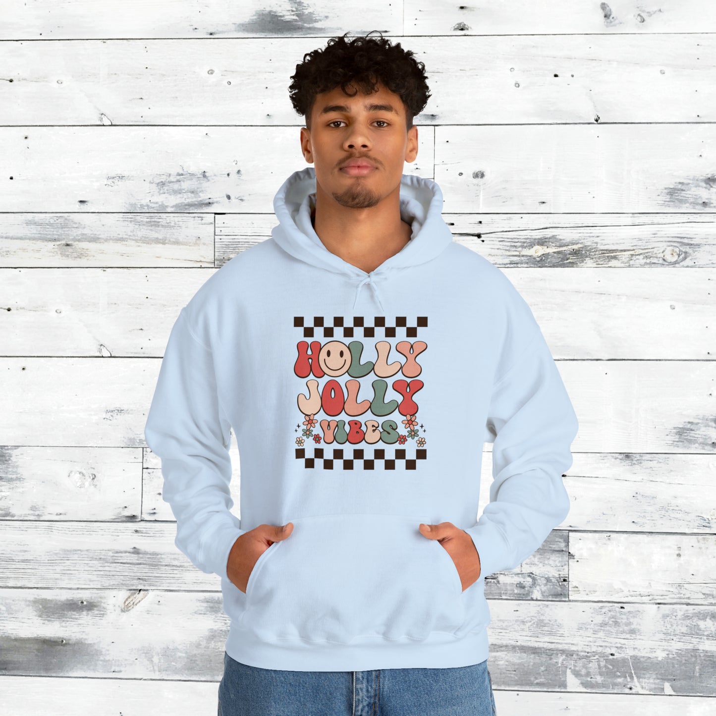 Holly Jolly Vibes Hoodie