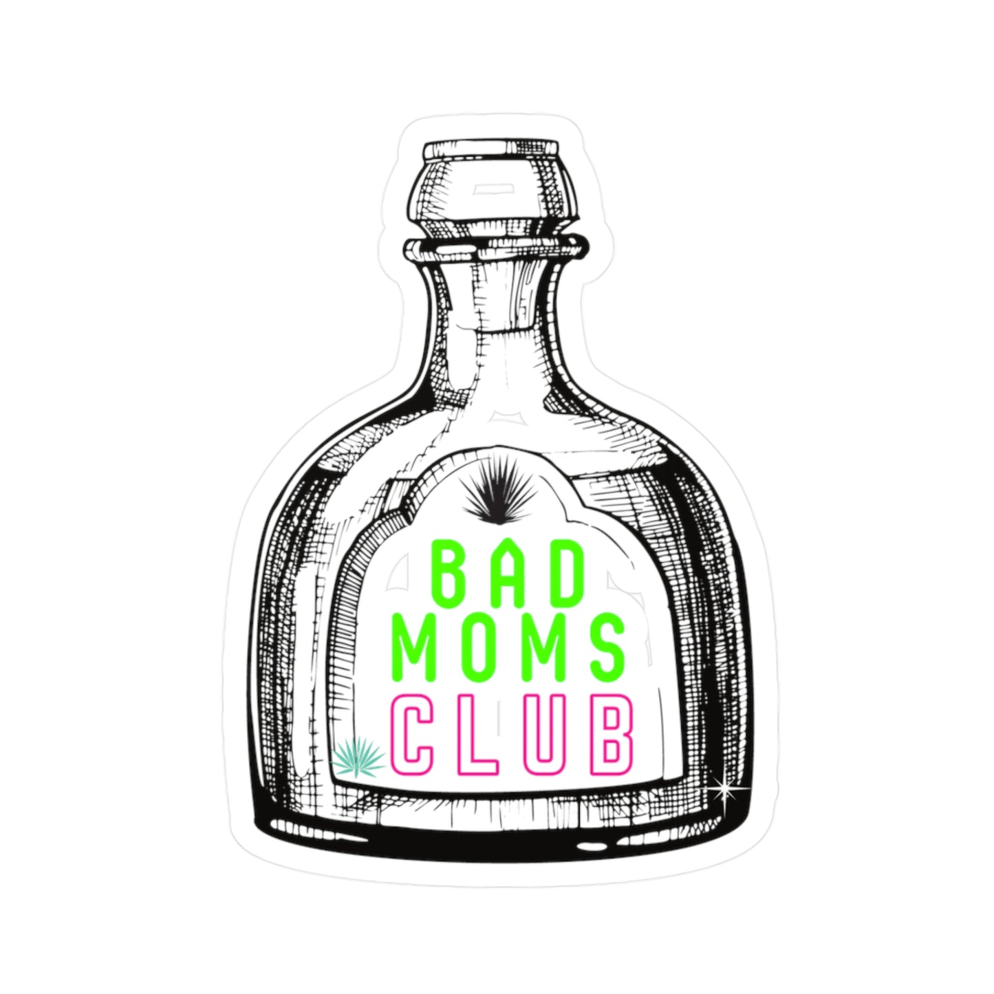 Bad Moms Club Vinyl Decals