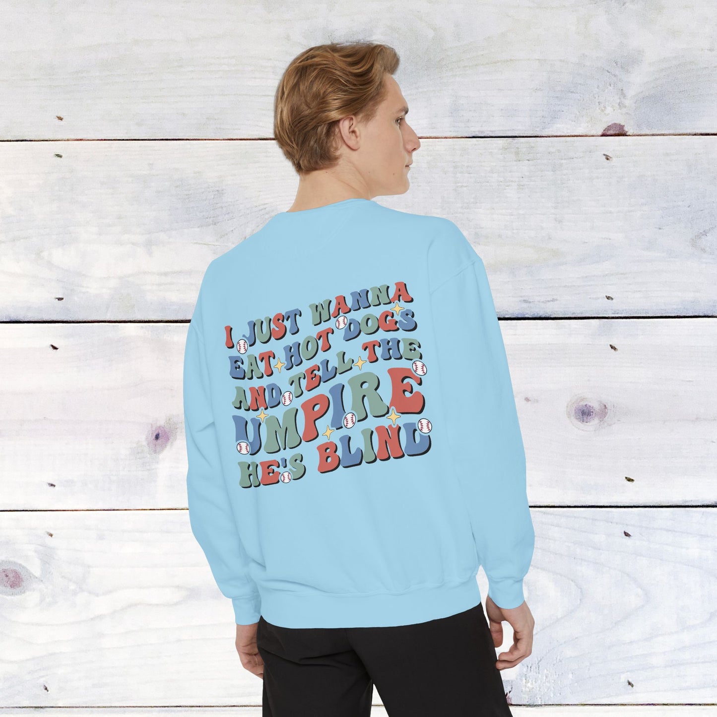 Baseball Mom Comfort Color Sweatshirt