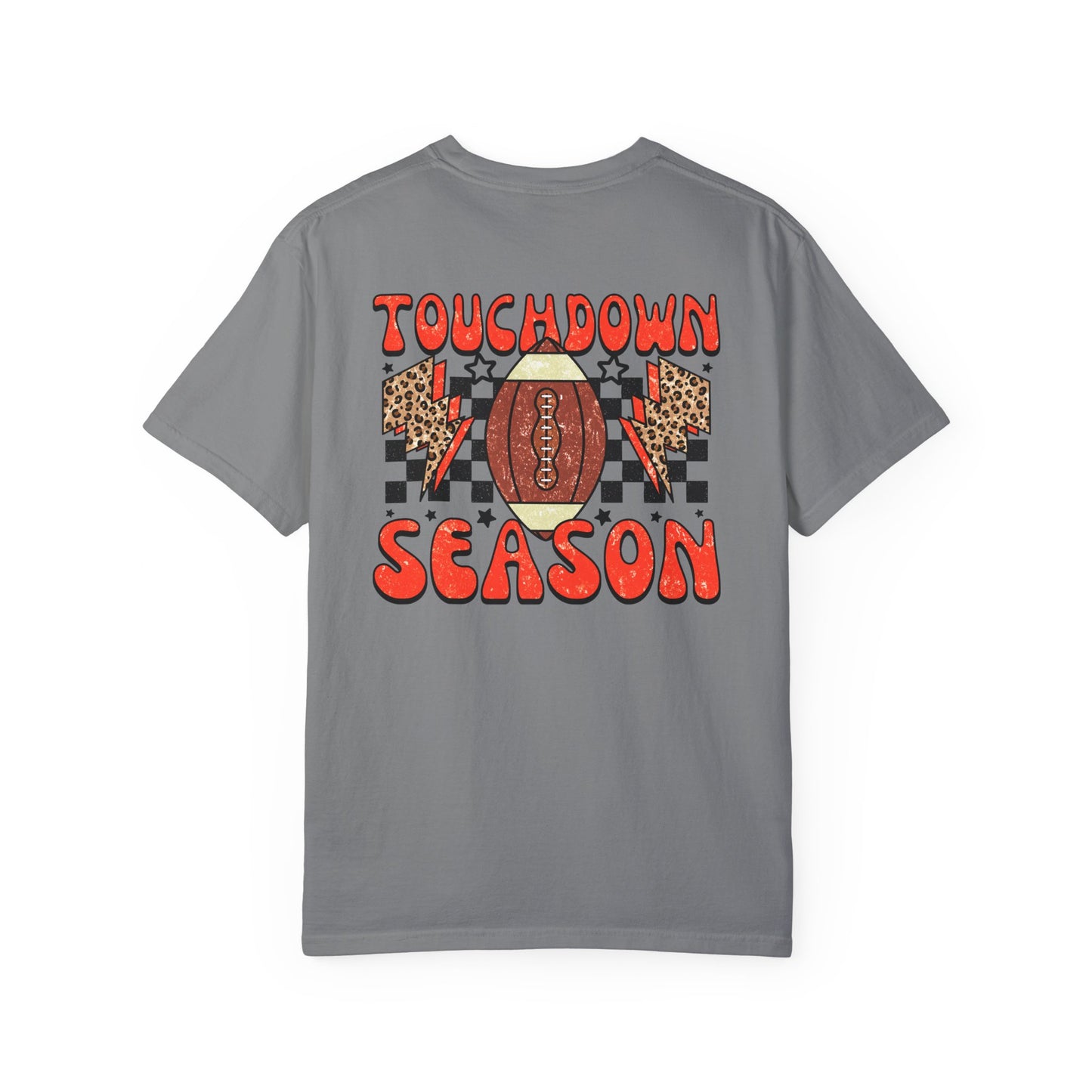 Comfort Colors - Rockin Rockwall Front, Touchdown Season Fun Back