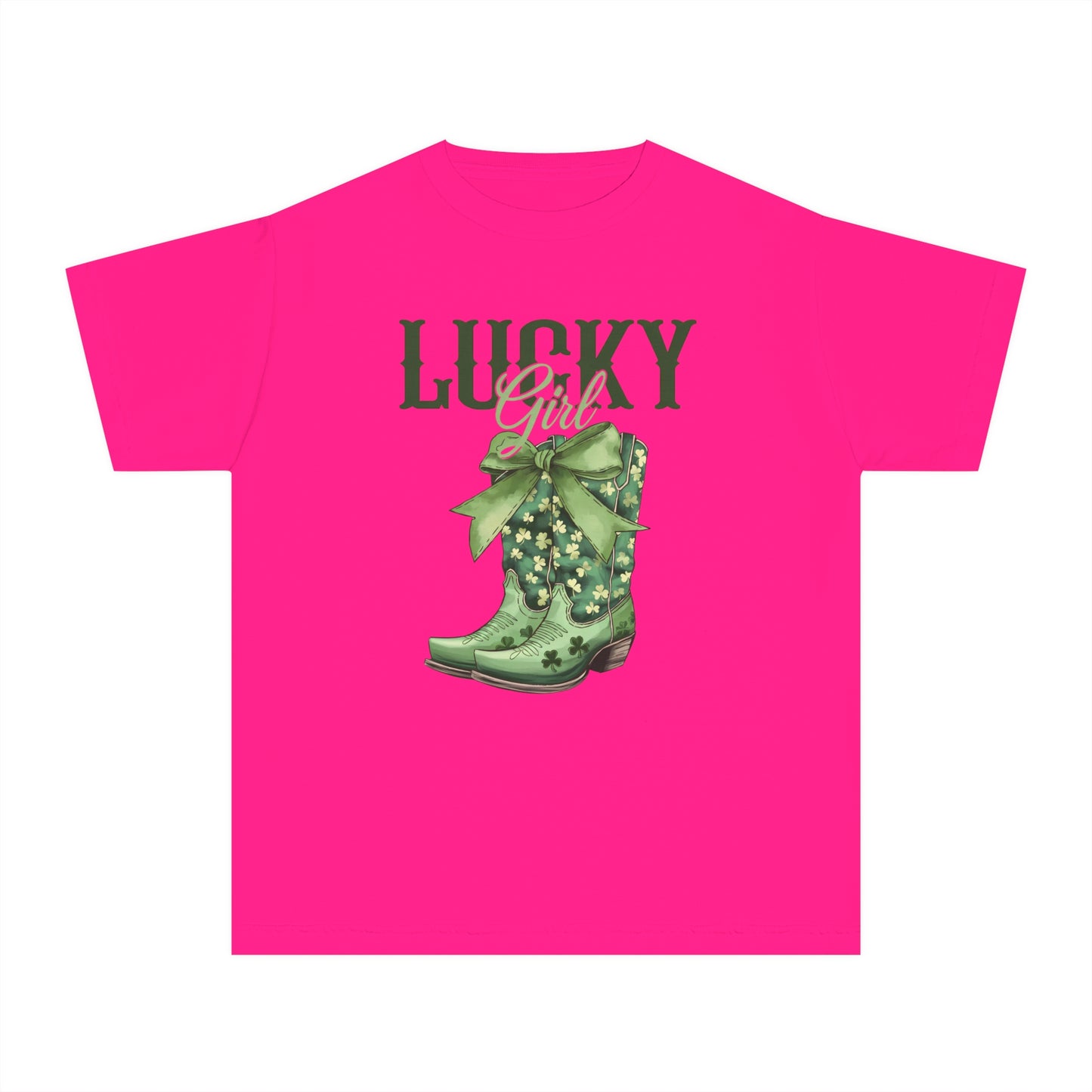 Lucky Girl Youth Comfort Colors Tee