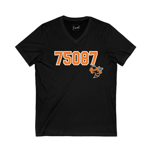 Rockwall Zipcode Unisex V-Neck Tee