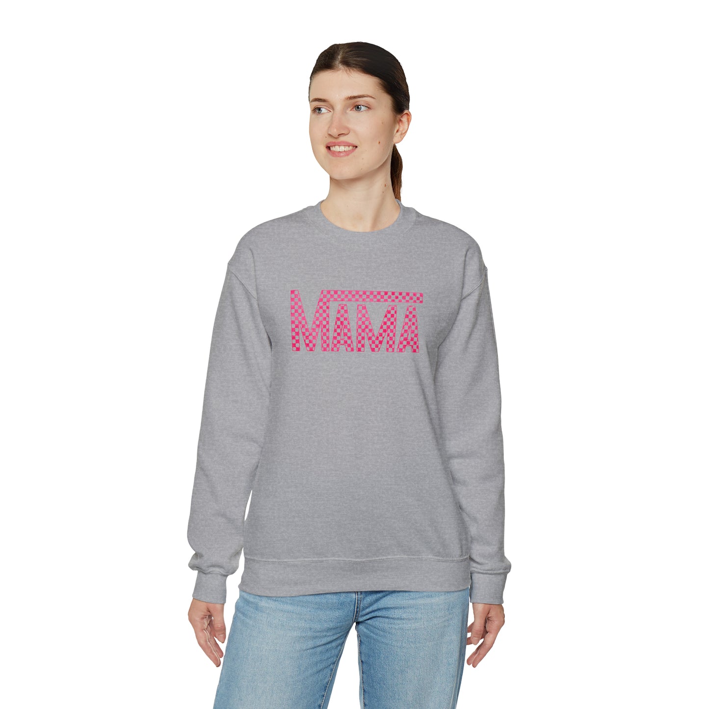 Pink Mama Checkered Sweater