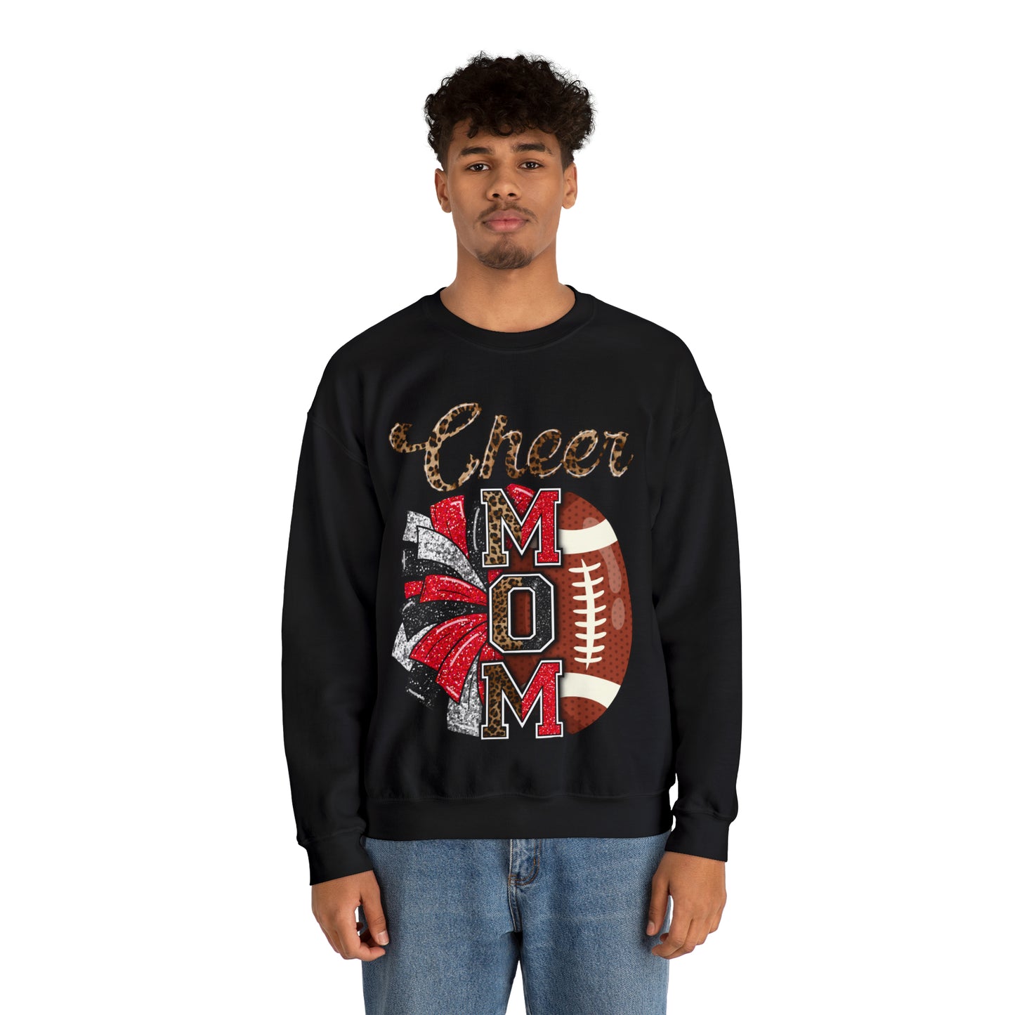 Cheer Mom Glitz Front Sweater