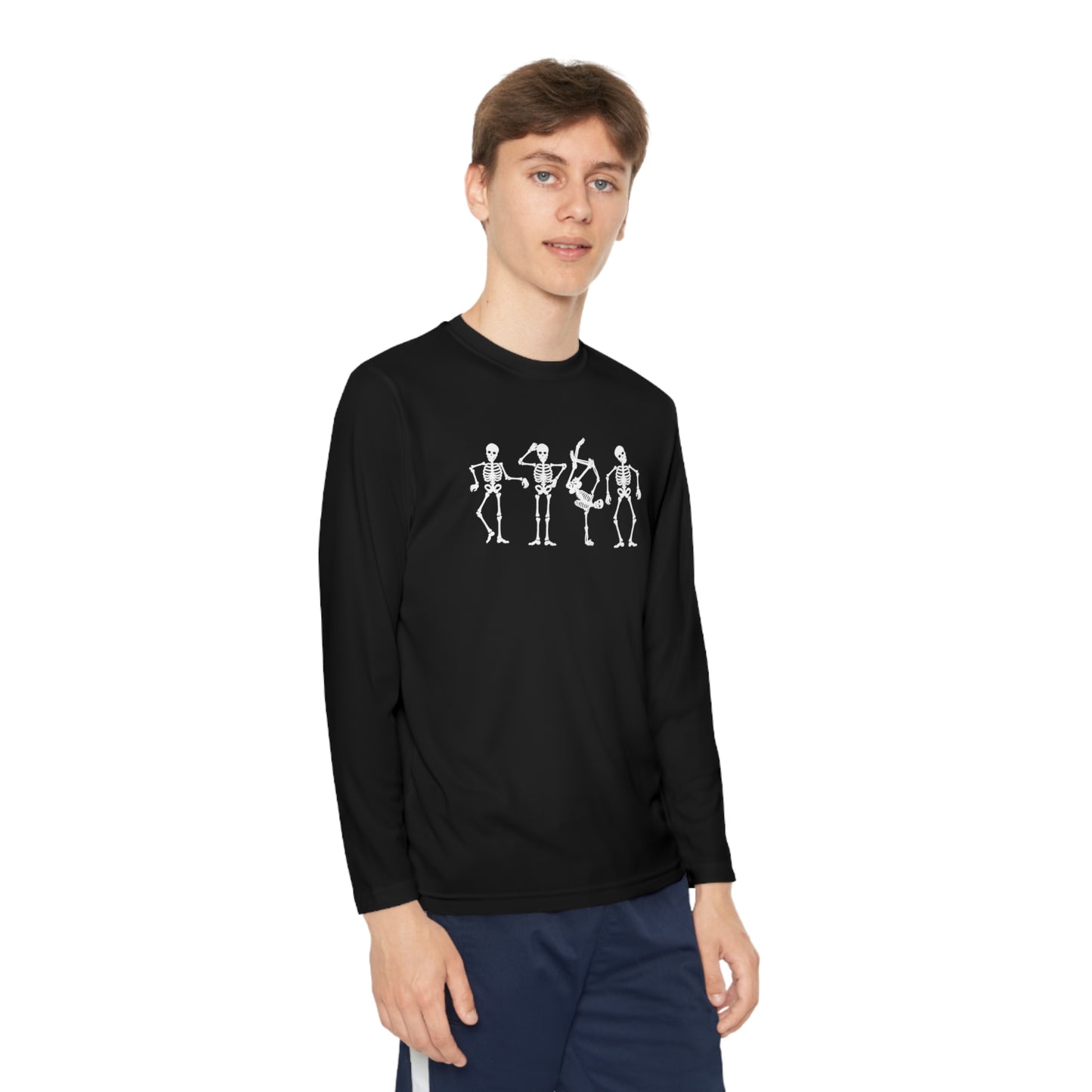 Youth Dancing Skelly Long Sleeve T-Shirt