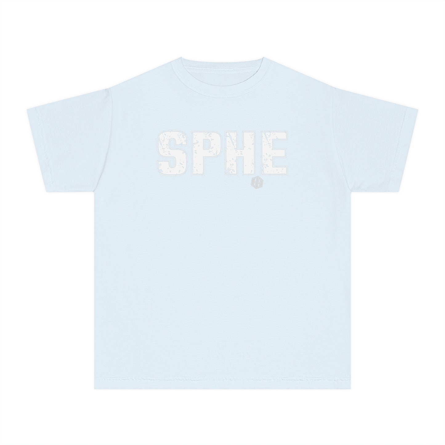 SPHE Youth Comfort Colors T . White Text