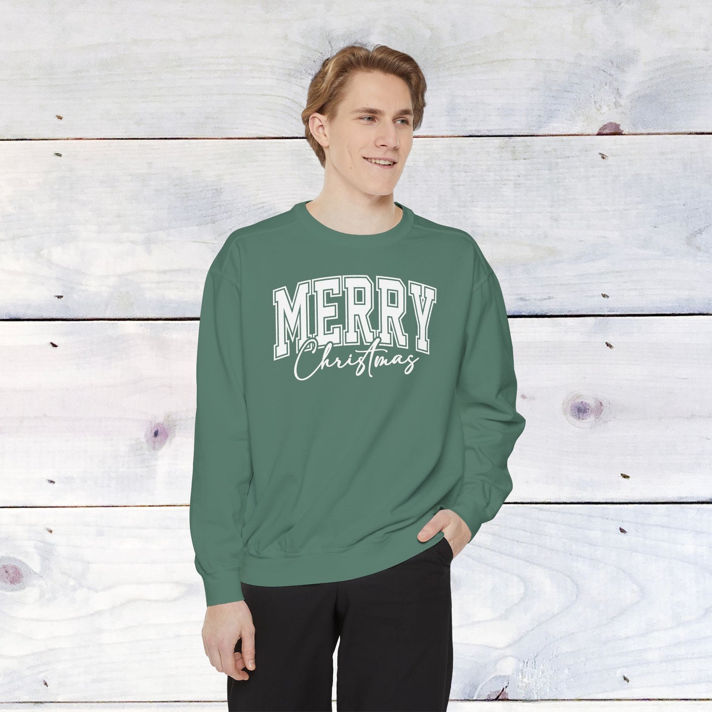 Merry Christmas Comfort Colors Sweater