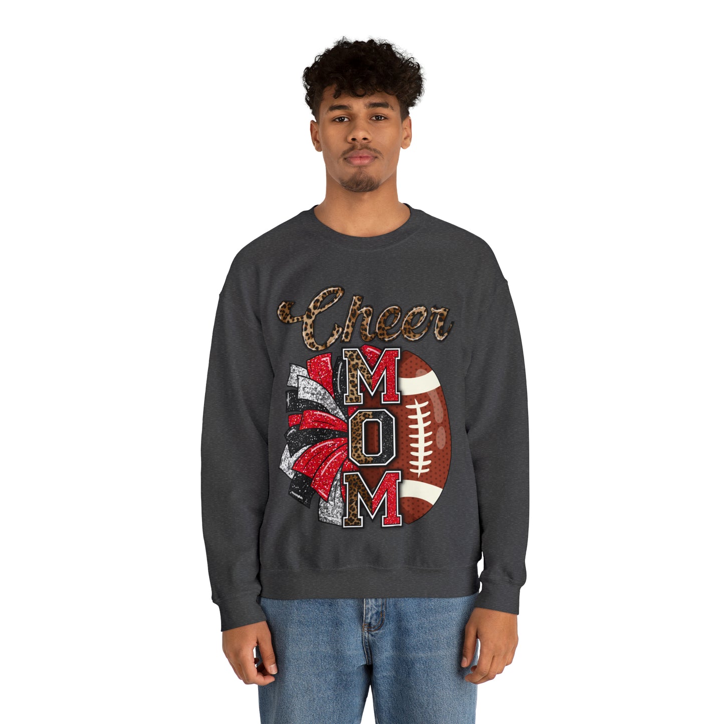 Cheer Mom Glitz Front Sweater