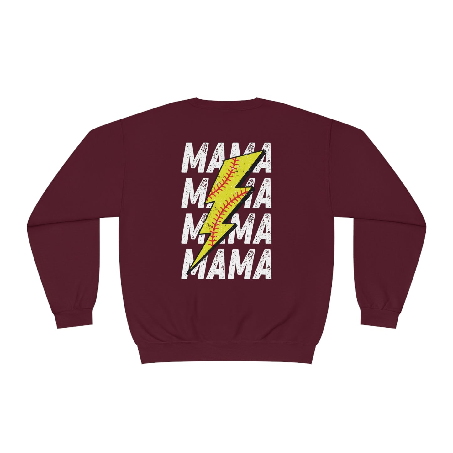 Softball Mama Sweater - White Text