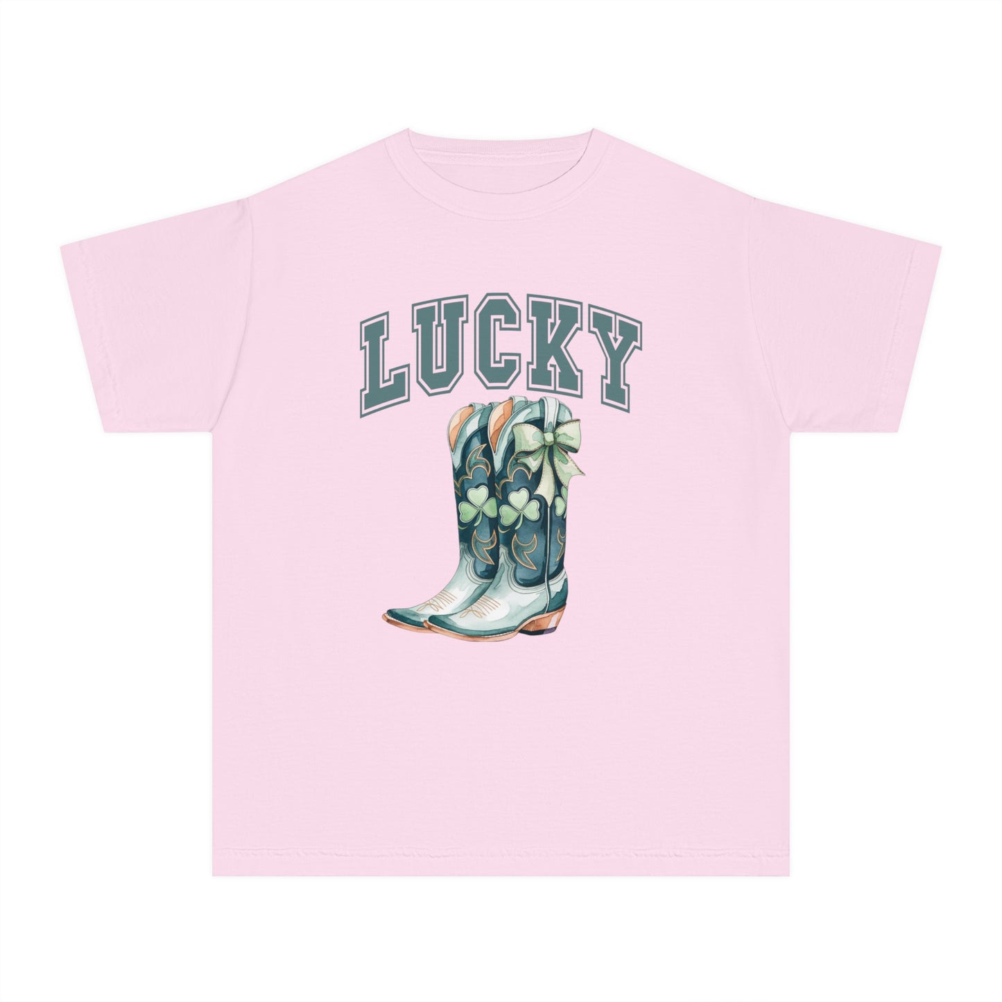 Lucky Girl Youth Comfort Colors Tee