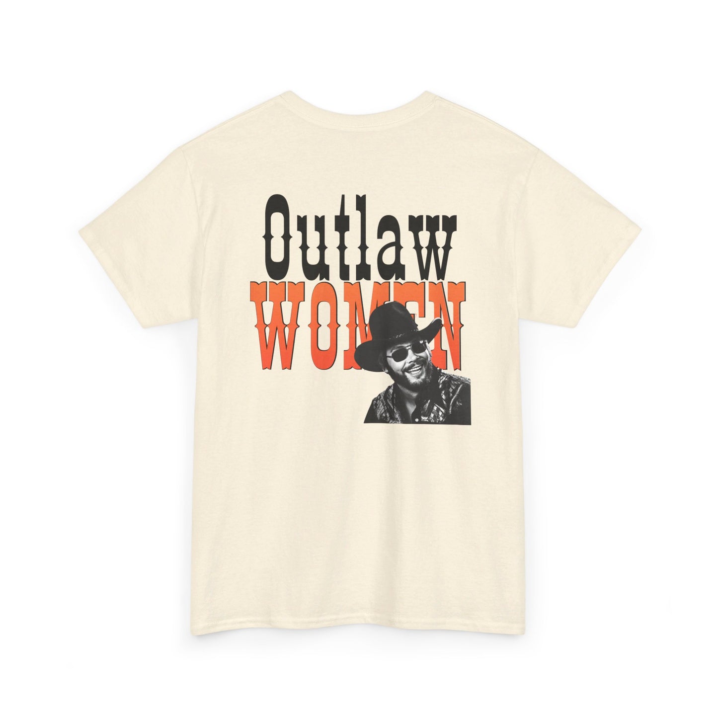 Hank Outlaw Women Unisex Cotton Tee