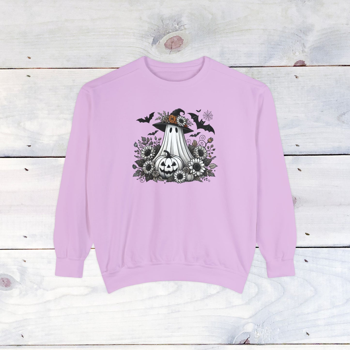 Groovy Ghost Comfort Colors Sweater