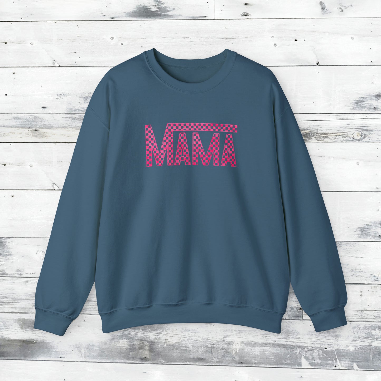 Pink Mama Checkered Sweater